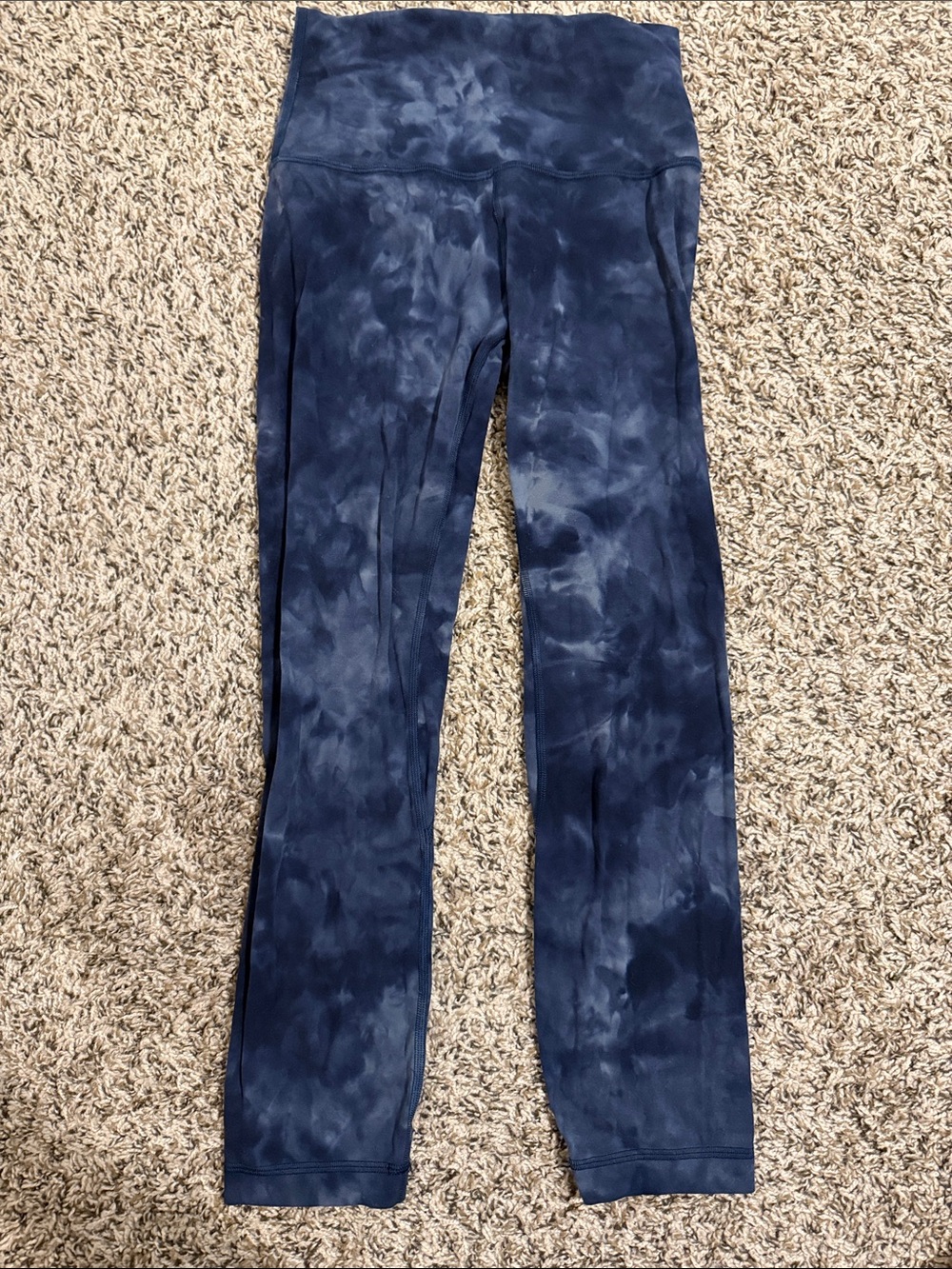 Lululemon Align Navy Tie-Dye Active Leggings